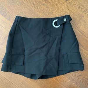 Bershka Black Skort